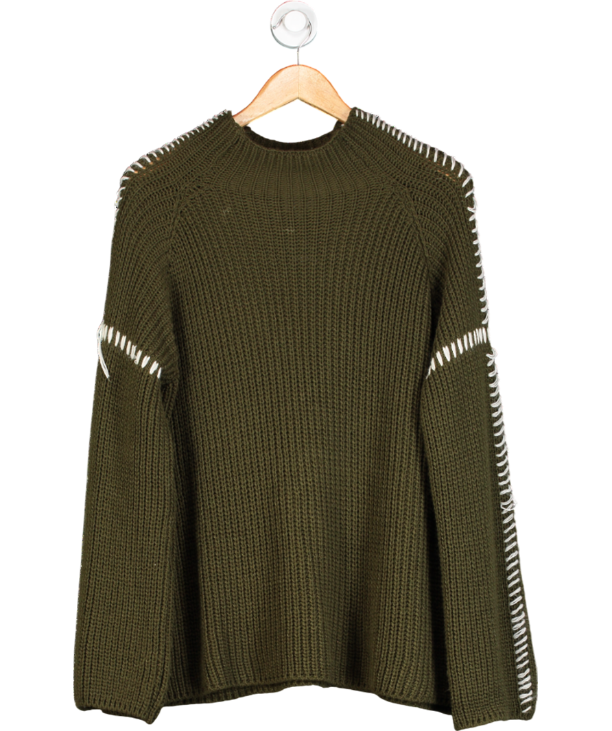Charli Green Kaya Jumper - Khaki One Size