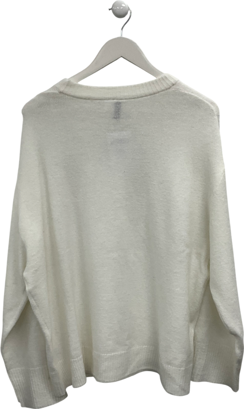 H&M Cream Crew Neck Jumper UK XL