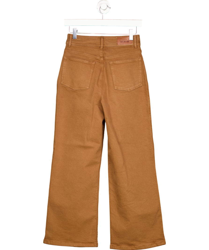 Sezane Brown Le Crop Jeans UK 8
