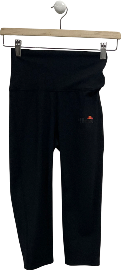 Ellesse Black Lupita Capri Leggings UK XS