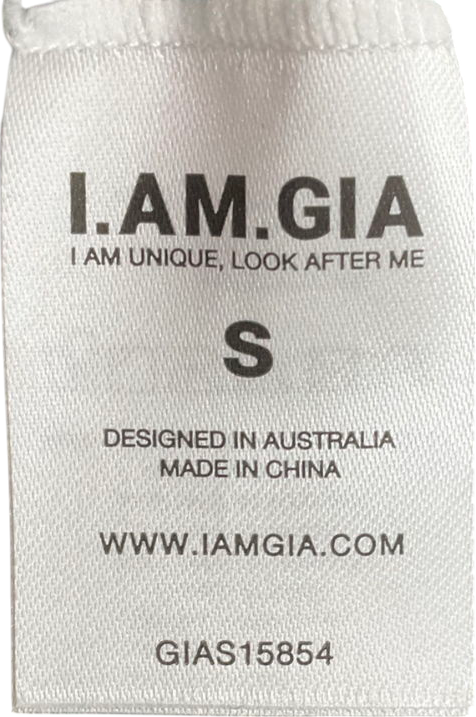 I.AM.GIA Metallic Silver 2-piece Bikini  - Top UK S & Holly Shorts UK XS