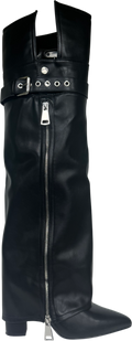 Ego Black Loraine Knee High Boots UK 6 EU 39 👠