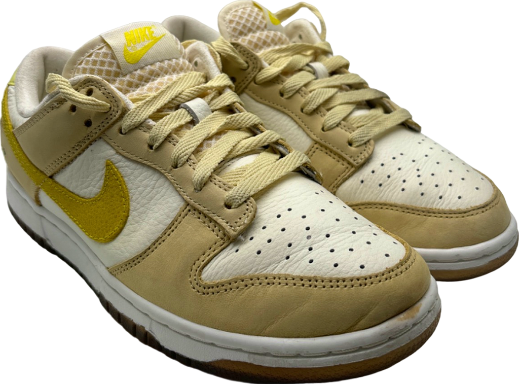Nike Yellow/Beige Dunk Low Sneakers UK 5.5