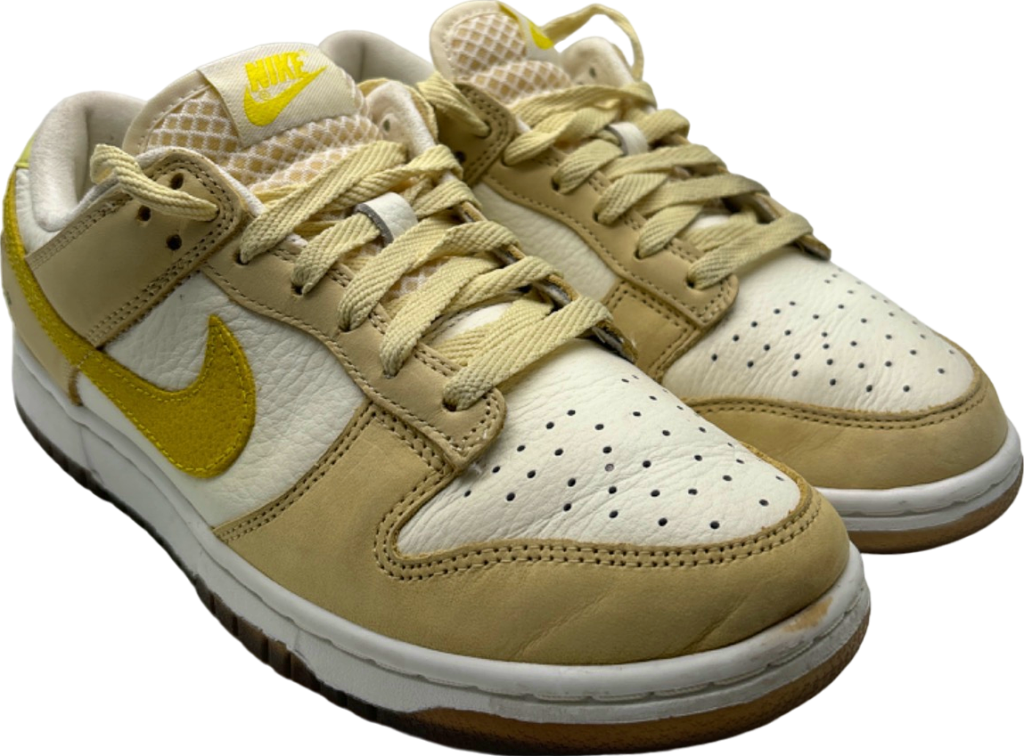 Nike Yellow/Beige Dunk Low Sneakers UK 5.5