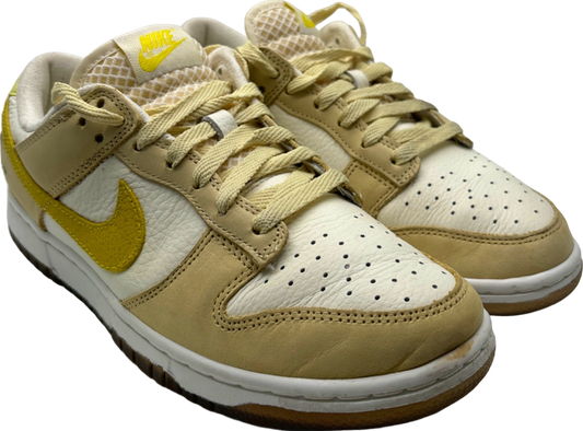 Nike Yellow/Beige Dunk Low Sneakers UK 5.5