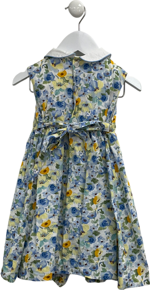 Rachel Riley Blue Floral Dress 2 Years