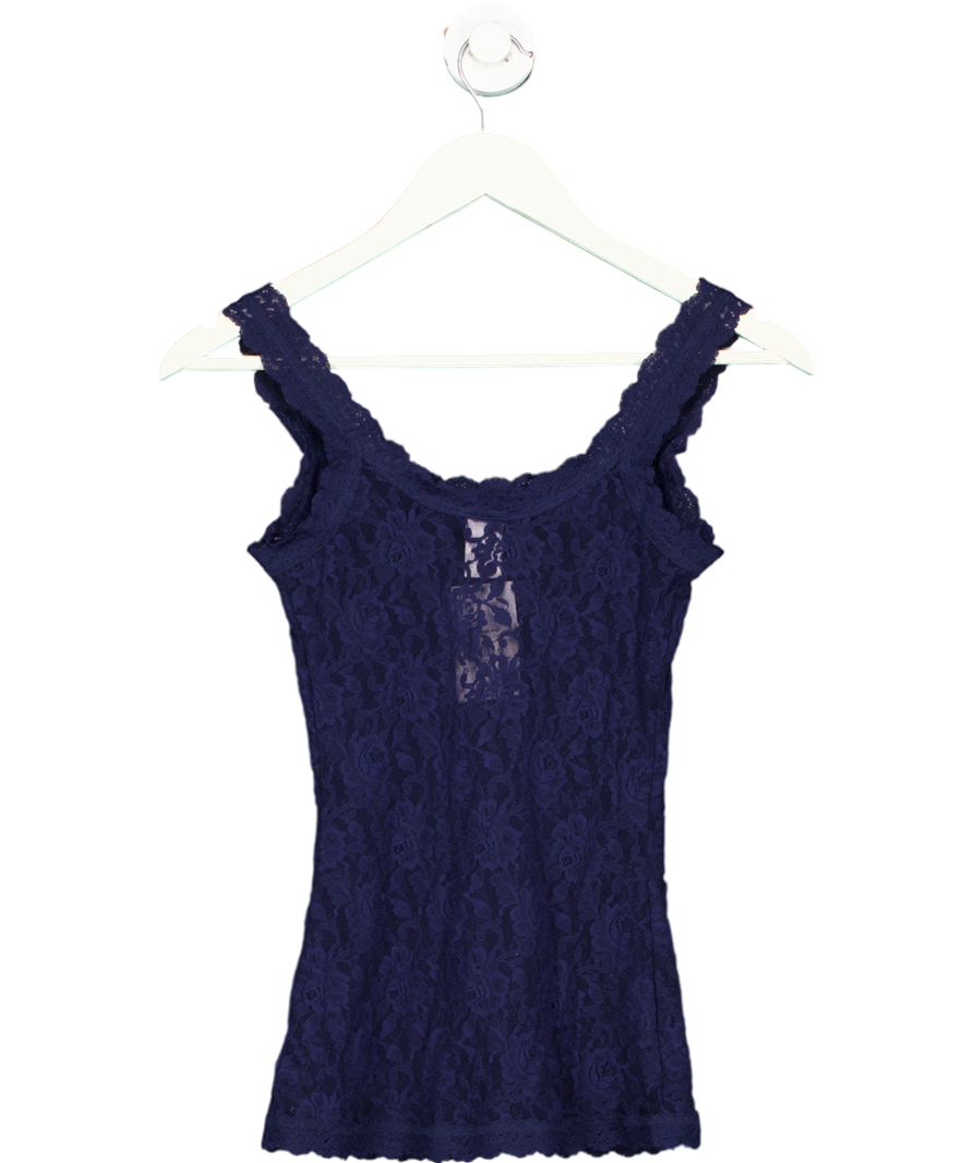 Hanky Panky Blue Signature Lace Classic Camisole UK XS