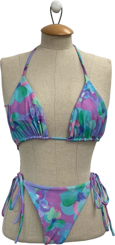 Tiger Mist Multicolour Floral Bikini Set UK L