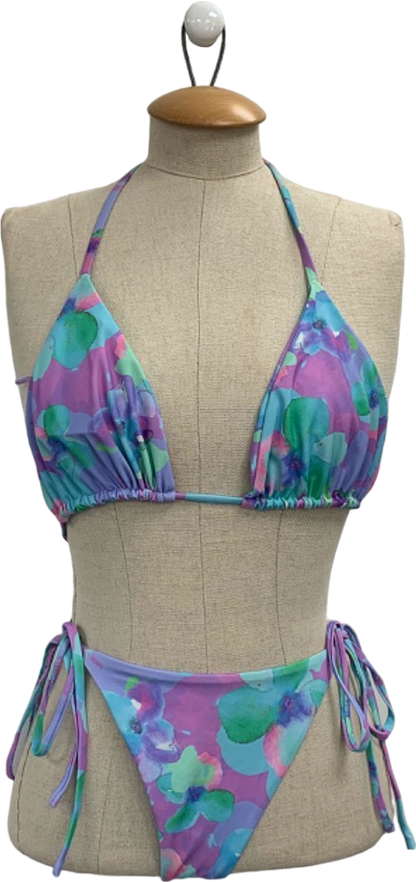 Tiger Mist Multicolour Floral Bikini Set UK L