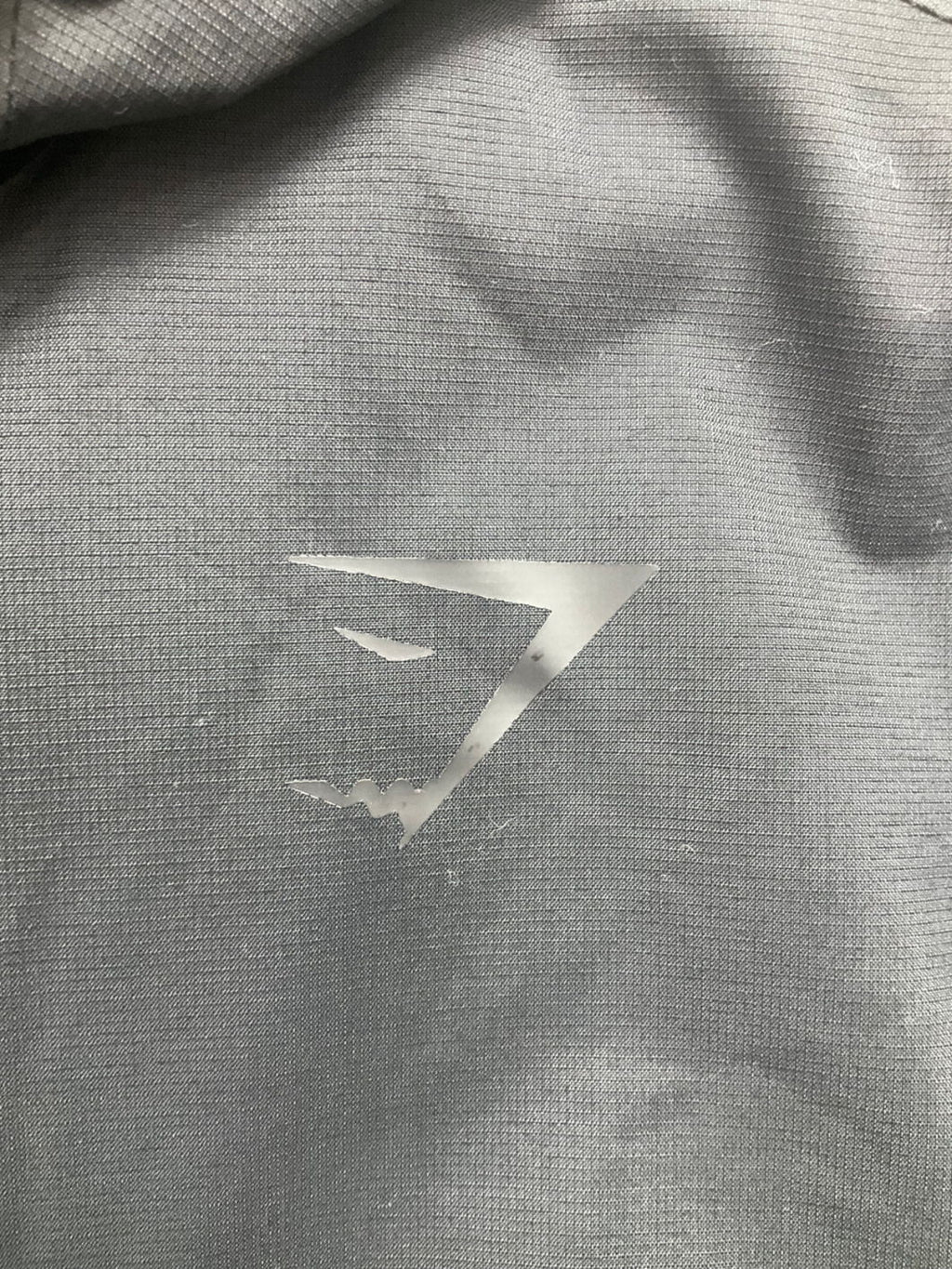 gymshark Black Rainbreaker Jacket UK M