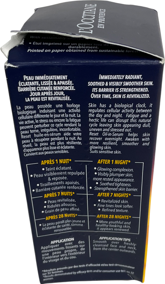 L'Occitane en Provence Immortelle Reset Overnight Oil Serum 30ml