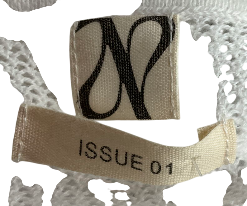 Issue 01 White Textured Knitted Top UK S
