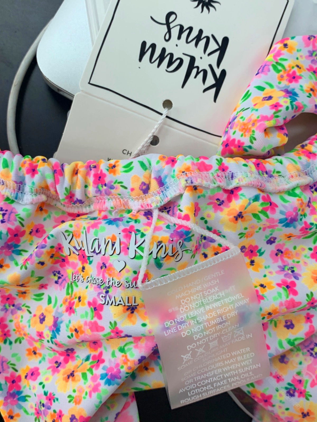 Kulani Kinis Multicolour Floral Bikini Bottoms UK S