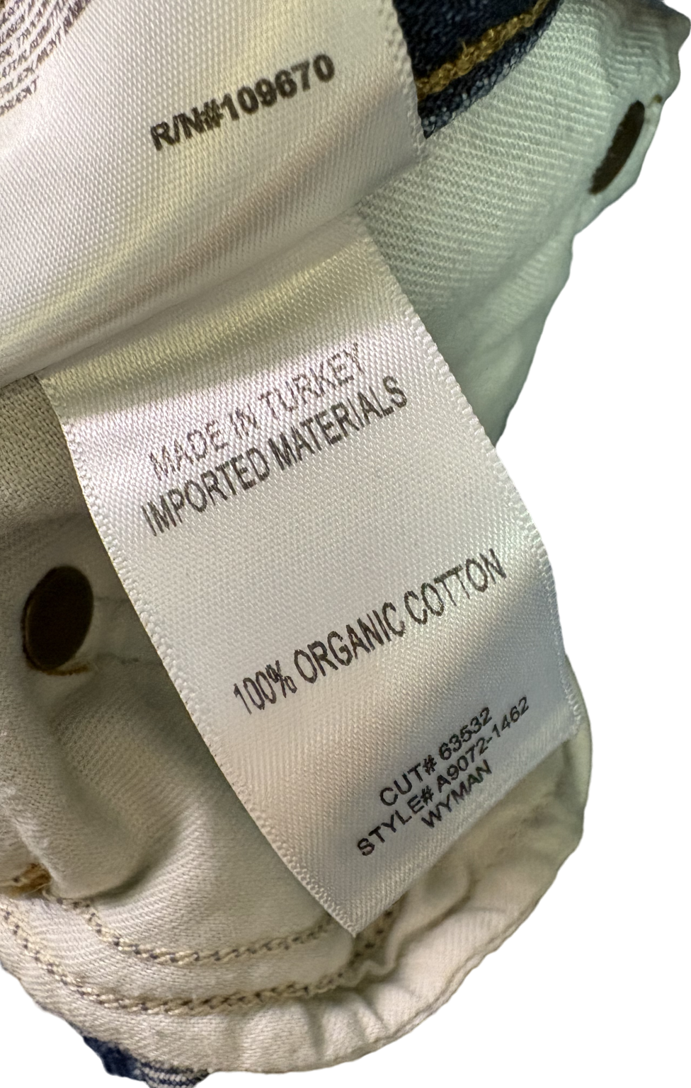 AGOLDE Blue Straight Leg Jeans UK 32