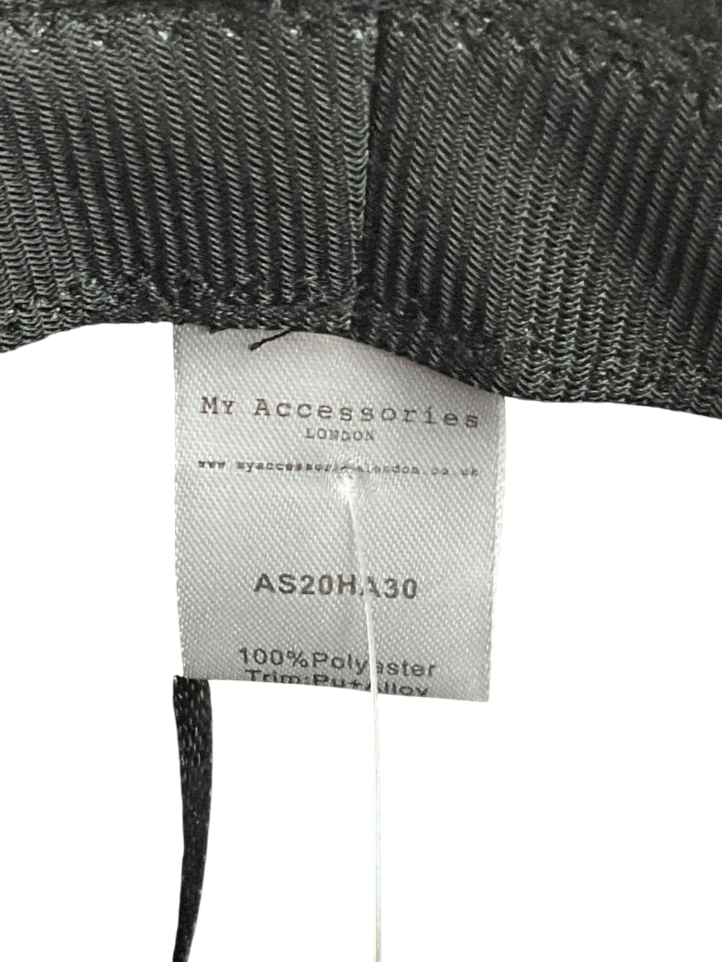 Accessorize Black Wool Fedora Hat