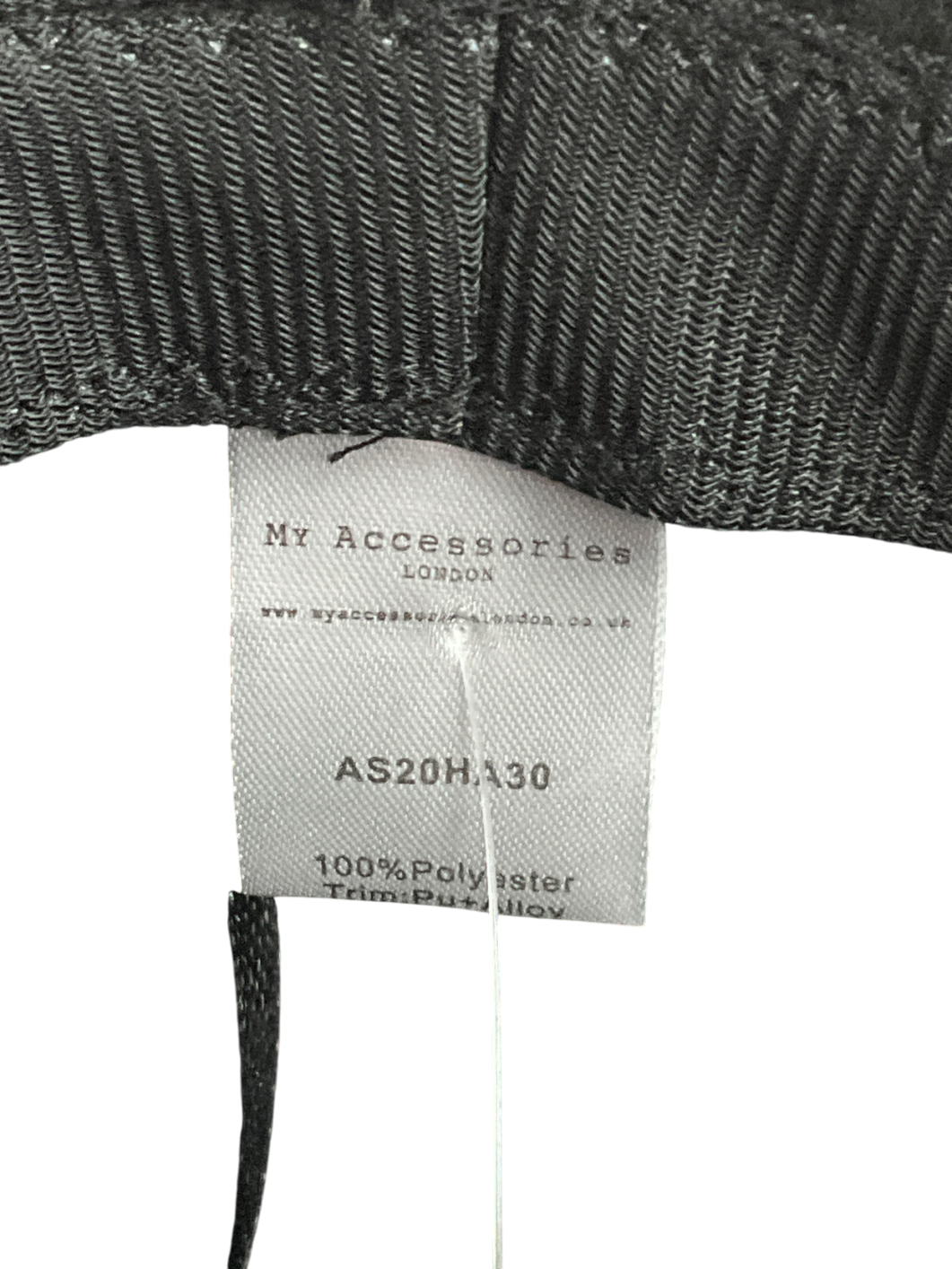 Accessorize Black Wool Fedora Hat