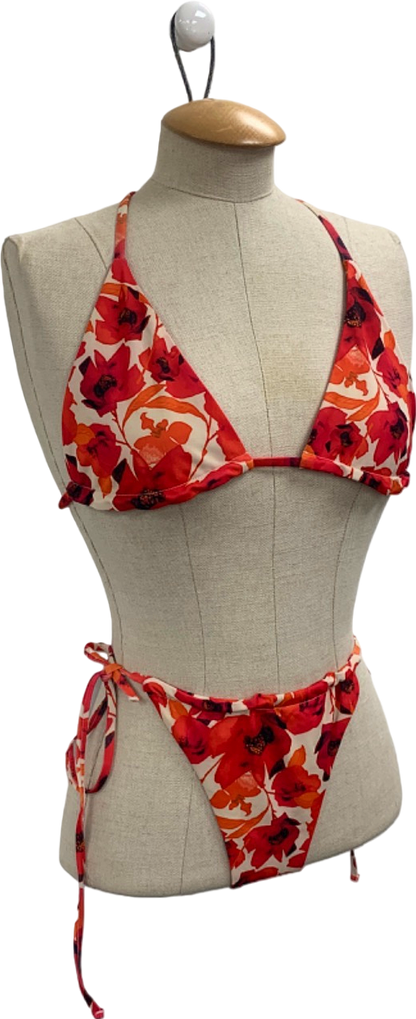 SLA Red Floral Bikini UK XXS/XS