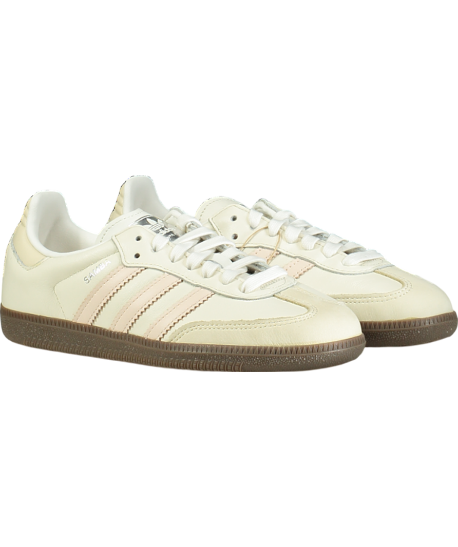 adidas Cloud white/Pink Samba Og Trainer UK 4 EU 37 👠