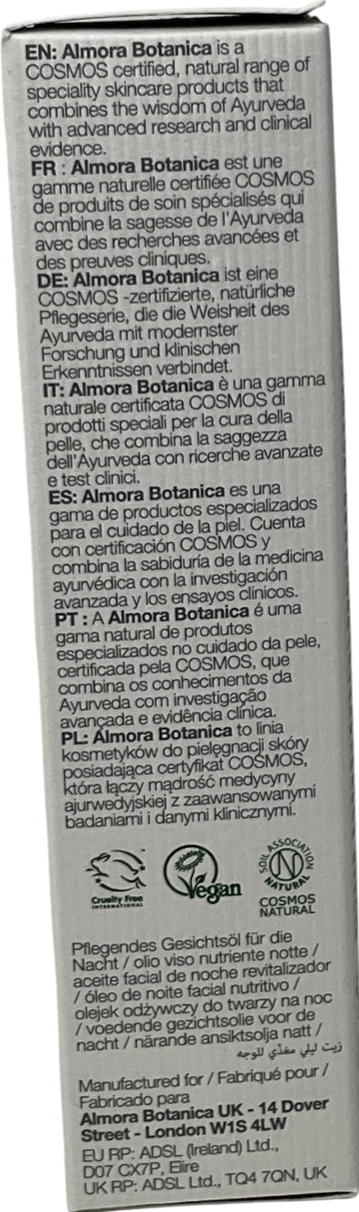 almora Nourishing Night Face Oil 30ml