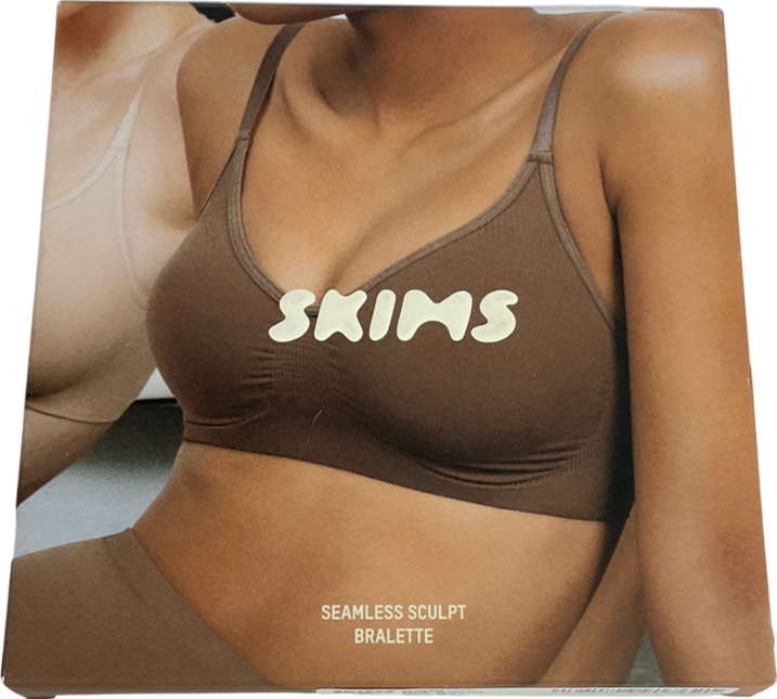 SKIMS Nude Seamless Sculpt Bralette - Clay UK XS