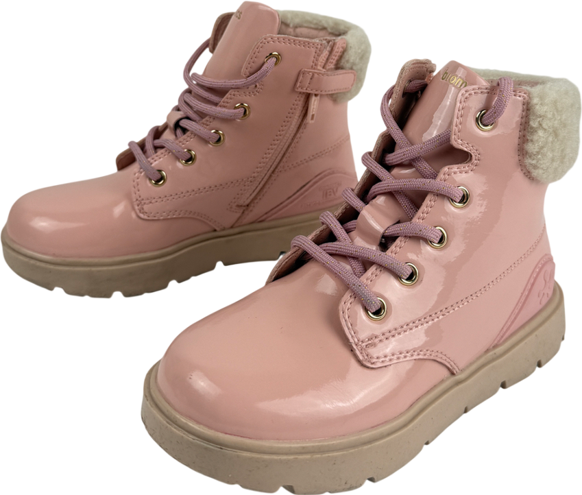 Biomecanics Ingrid 241211c Pink Patent Girls Boots UK 8.5 EU 26 👼