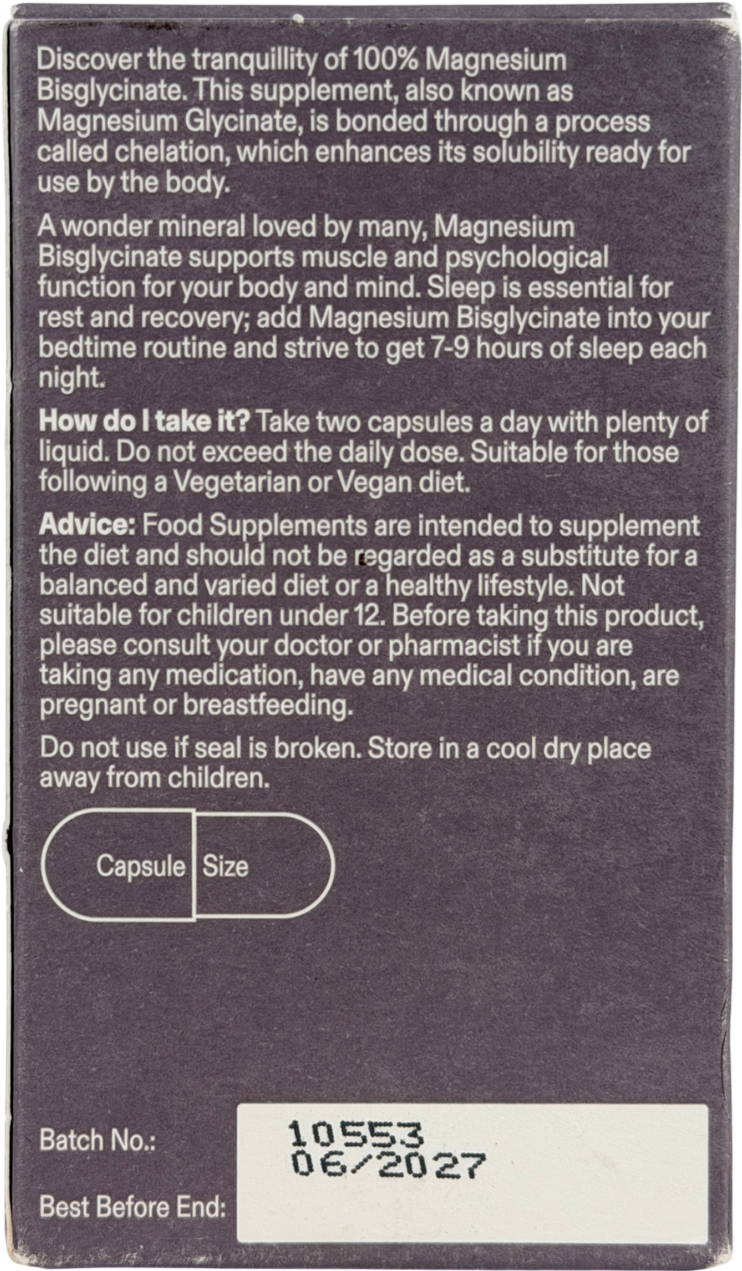 Boots Magnesium Bisglycinate 60 capsules