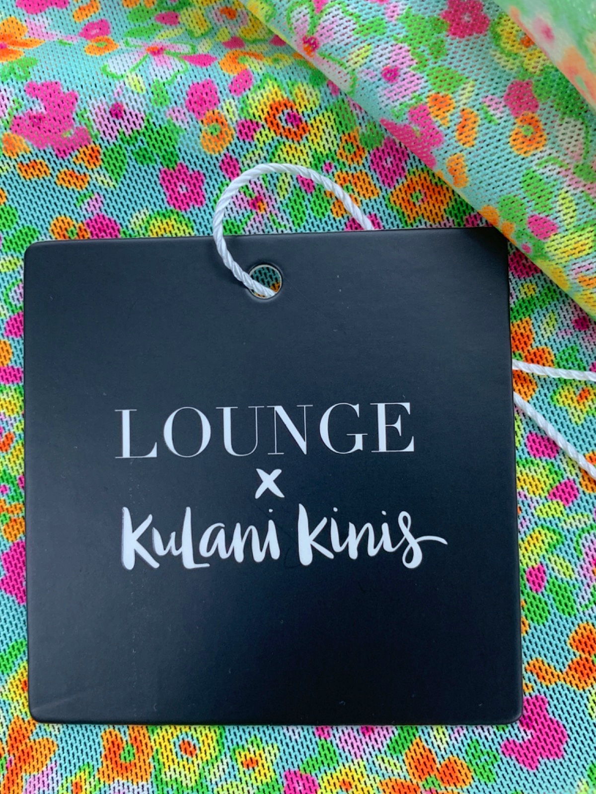 Lounge x Kulani Kinis Multicolour Floral Swimsuit and Sarong UK S