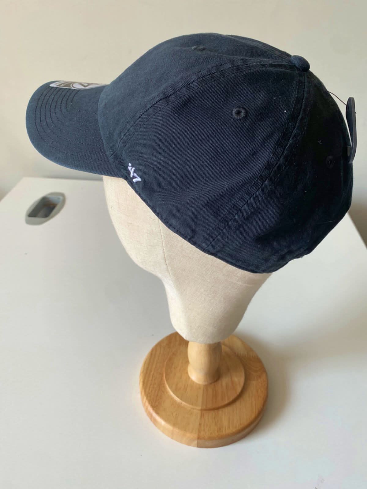 '47 Brand Black LA Dodgers Clean Up Adjustable Cap