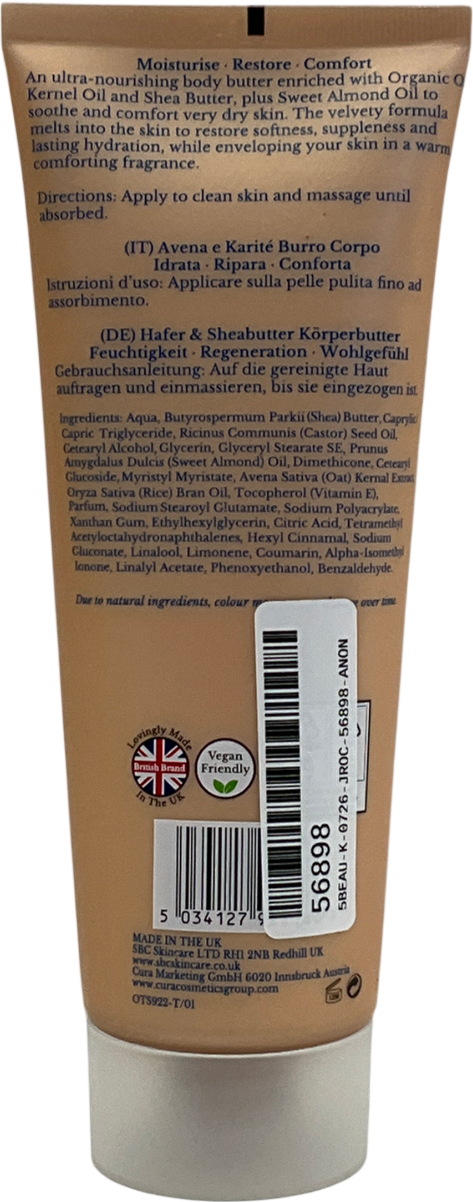 SBC Oats & Shea Body Butter 250ml