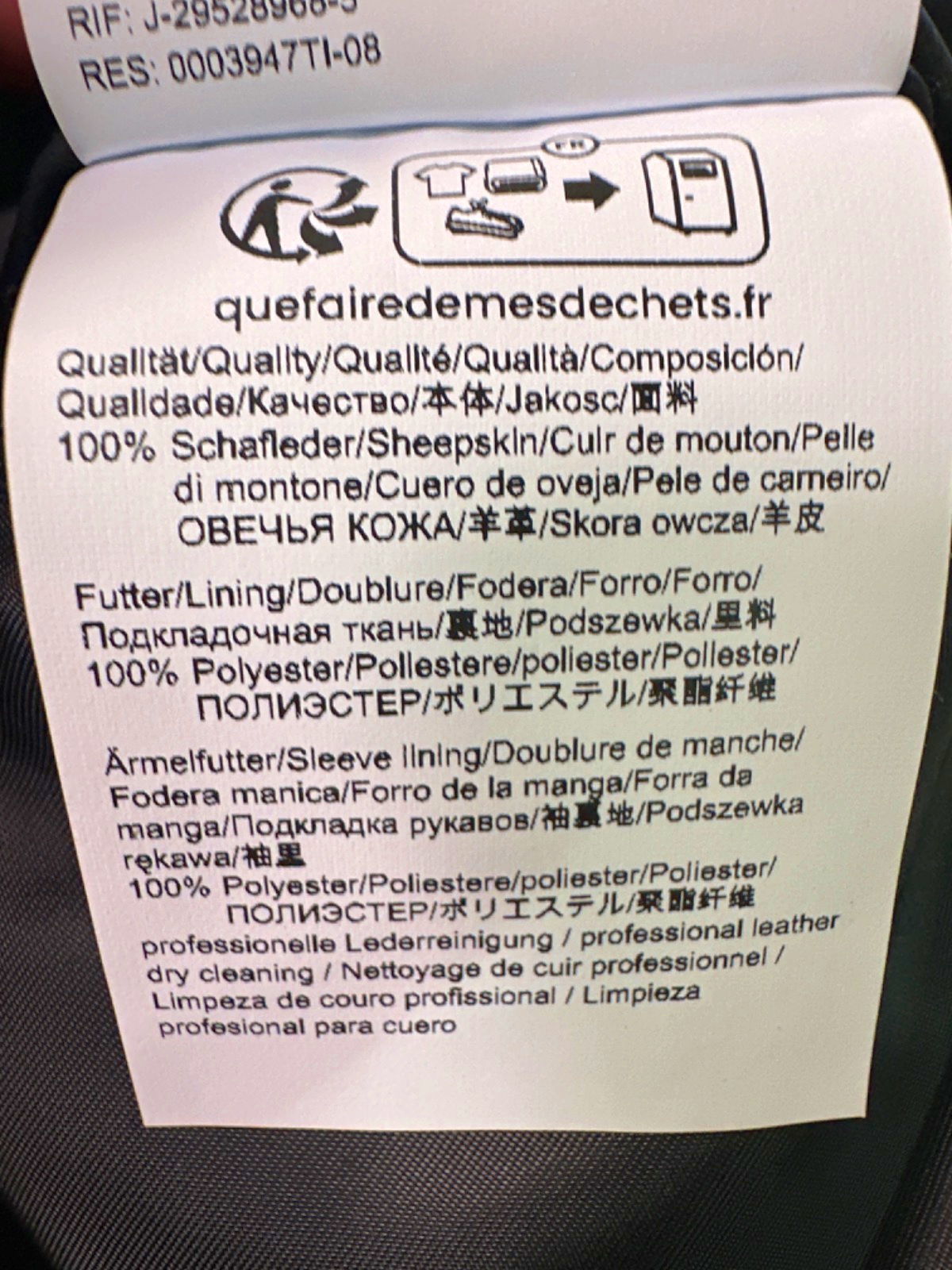 HUGO BOSS X Redbull Racing Bulls Black Leather Jacket UK S