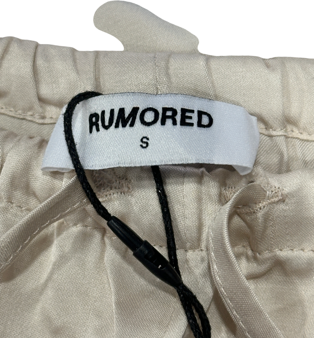 Rumored Beige Easy Drawstring Pant UK S
