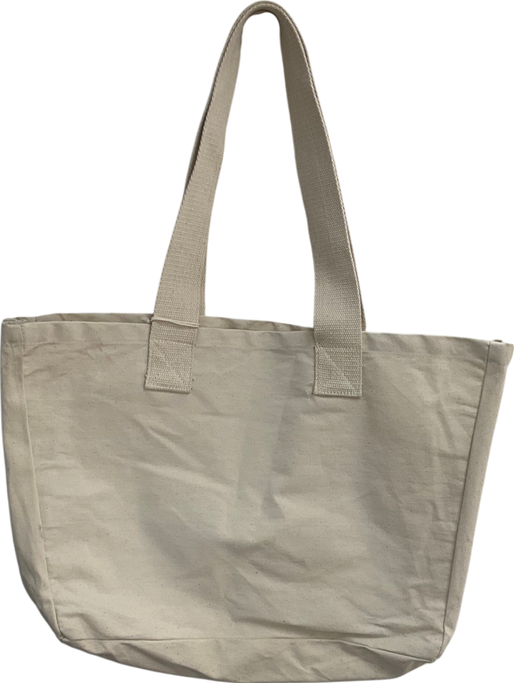 westford mill Cream Organic Premium Cotton Maxi Tote One Size