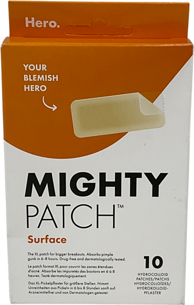mighty patch Hero Mighty Patch Surface Spot Patches, 10 Hydrocolloid Acne Patches Surface X10
