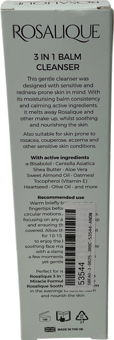 rosalique 3 In 1 Balm Cleanser 100ml