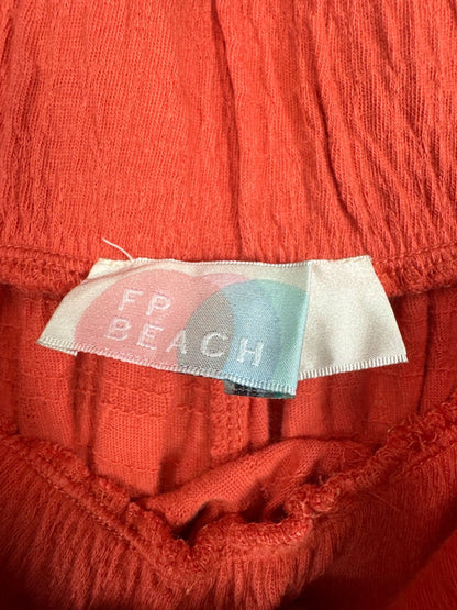 Free People Beach Peach Wide-Leg Trousers UK XS