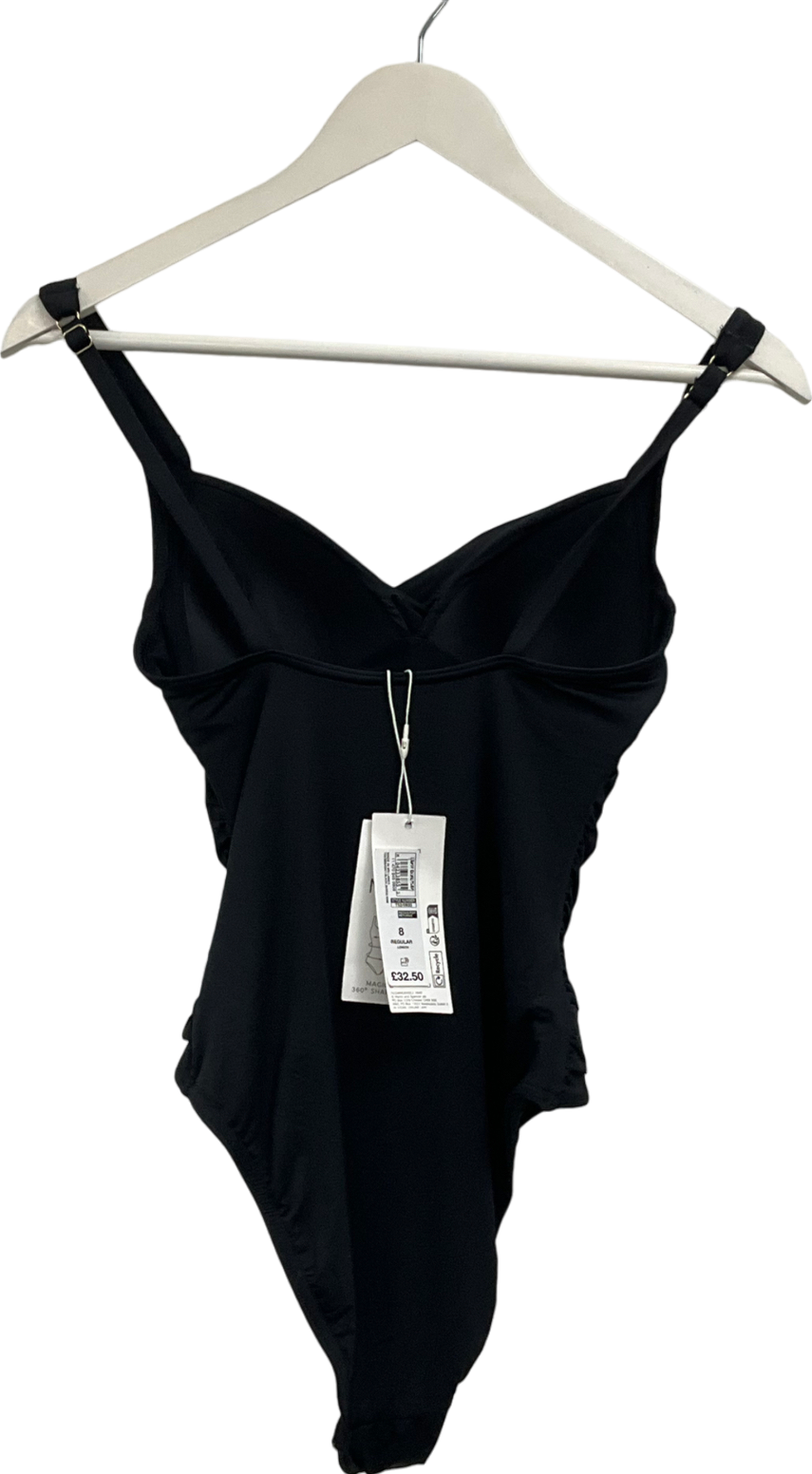 M&S Black Swimsuit UK 8