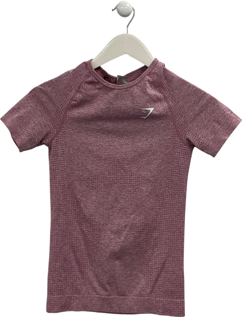 gymshark Pink Vital 2.0 Seamless Top UK S