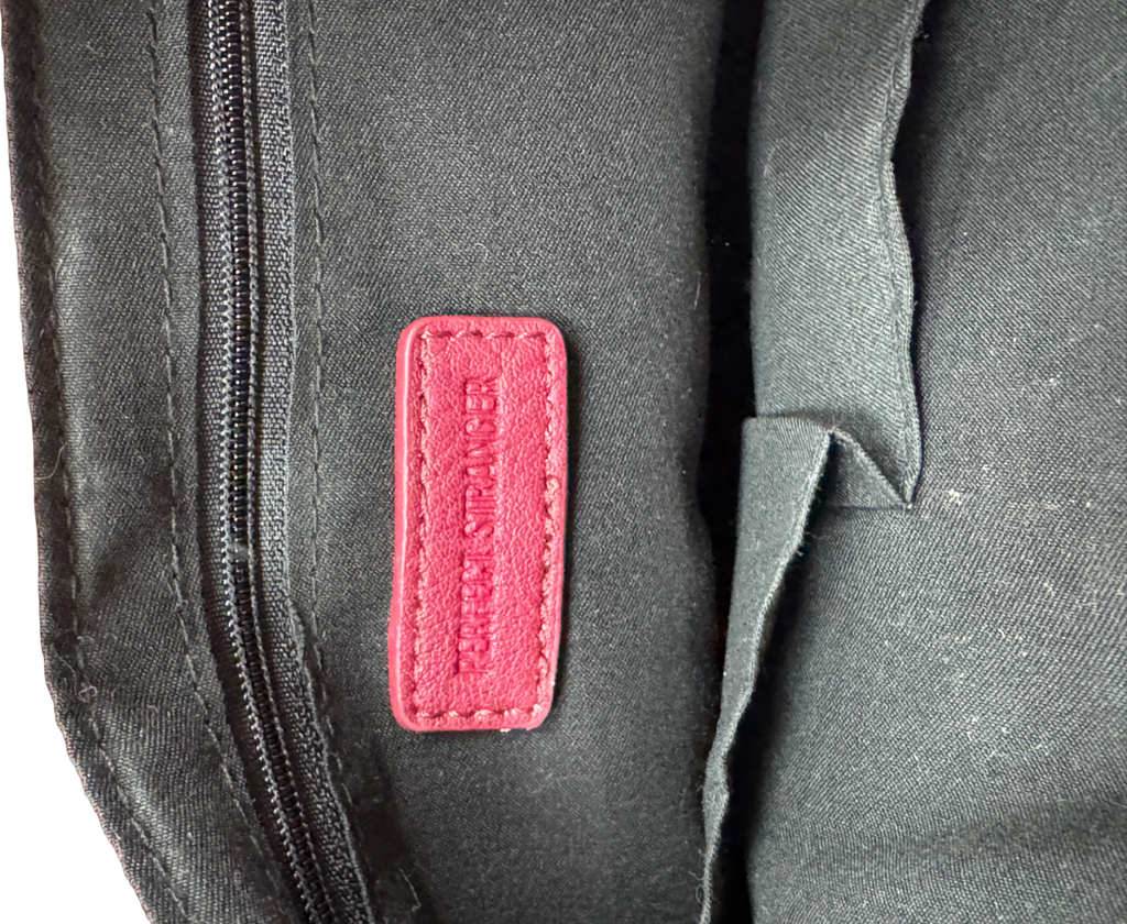 Perfect Stranger Red Burgundy Slouch Bag One Size