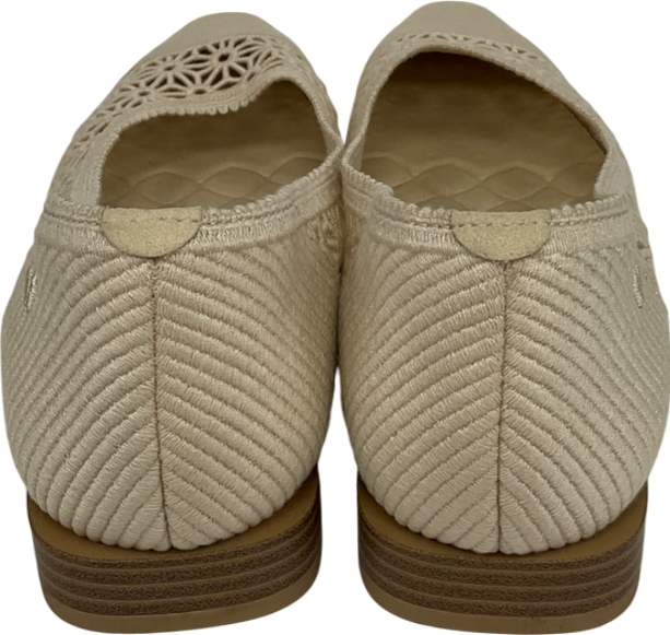 vivaia Cream Small Square Toe Mesh Heels (maelyn) UK 3 EU 36 👠