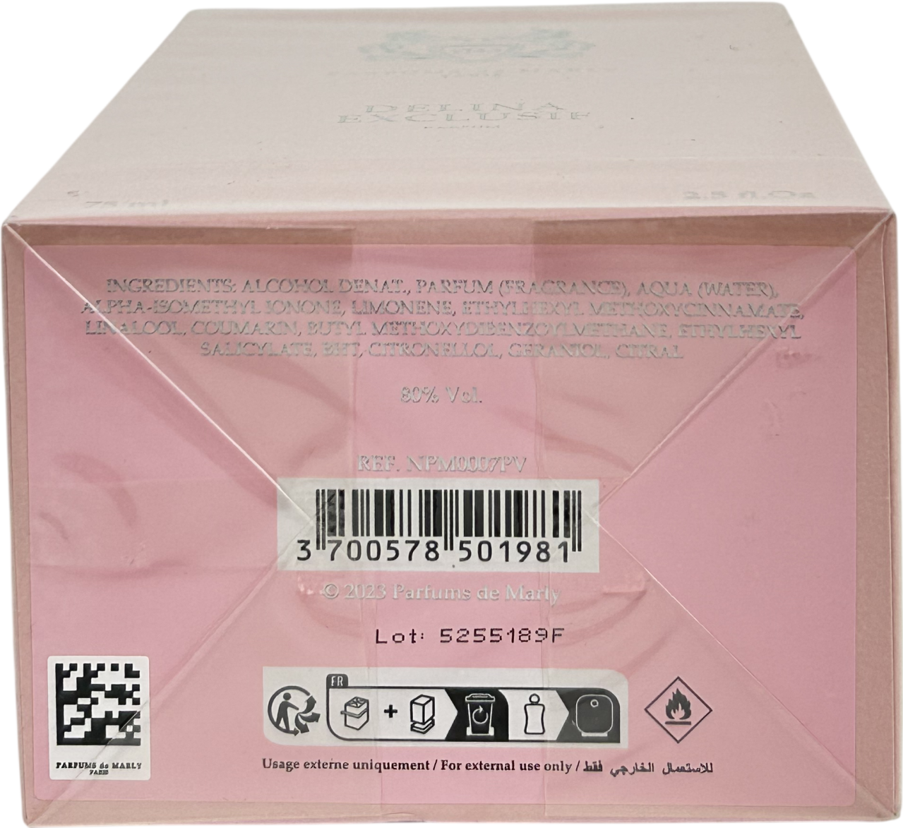 Parfums De Marly Delina Exclusif Parfum 75ml