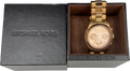 Michael Kors Runaway Gold Tone Watch One Size