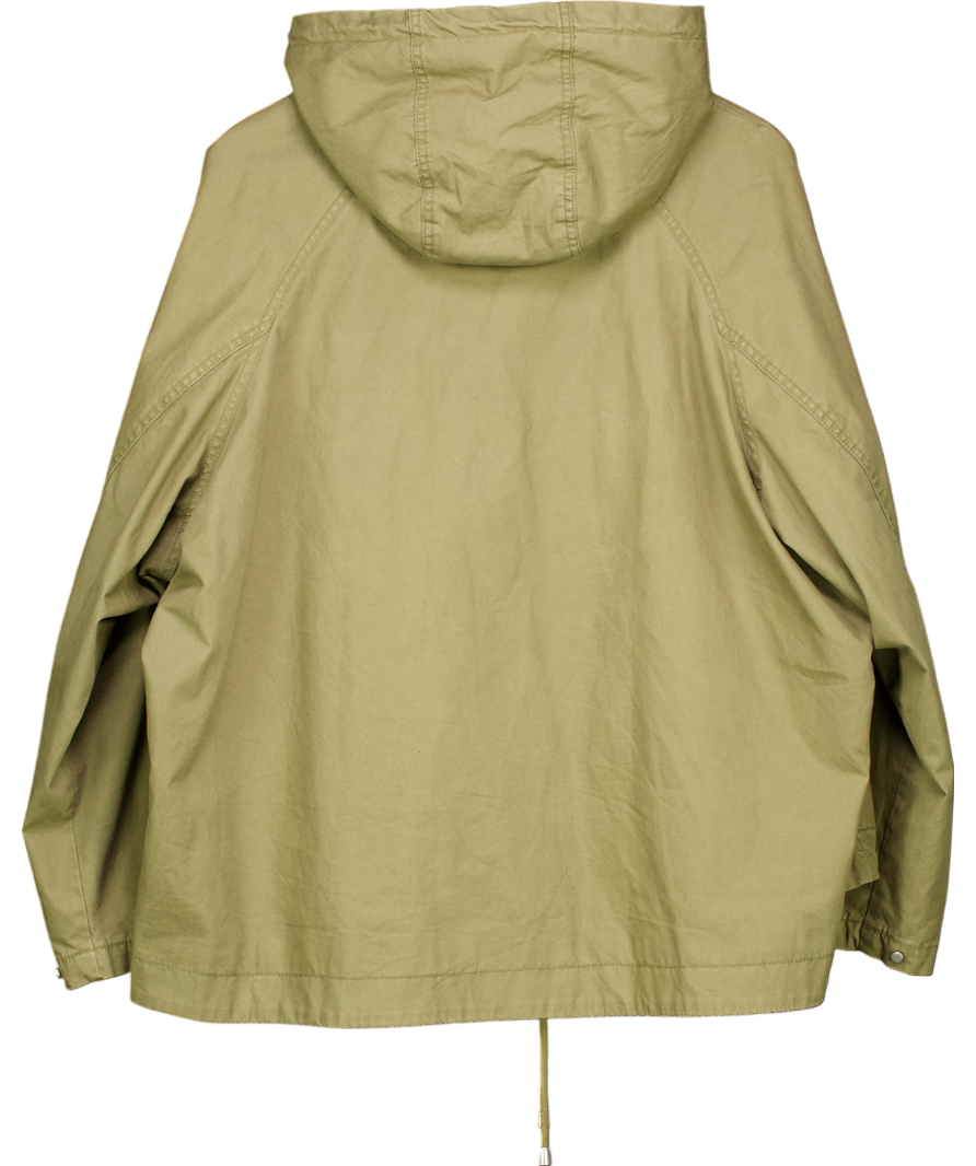 ZARA Green Oversized Lightweight Parka UK 8