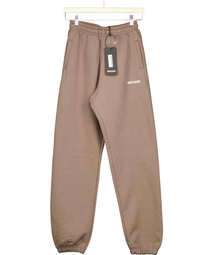 WRSTBHVR Beige Hera Sweatpants UK 8