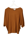Phase Eight Brown Batwing Knitted Jumper UK L