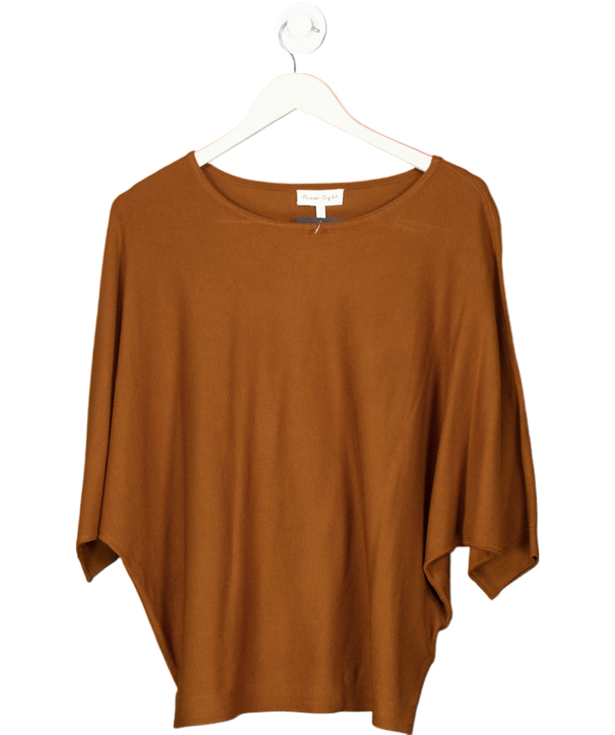 Phase Eight Brown Batwing Knitted Jumper UK L