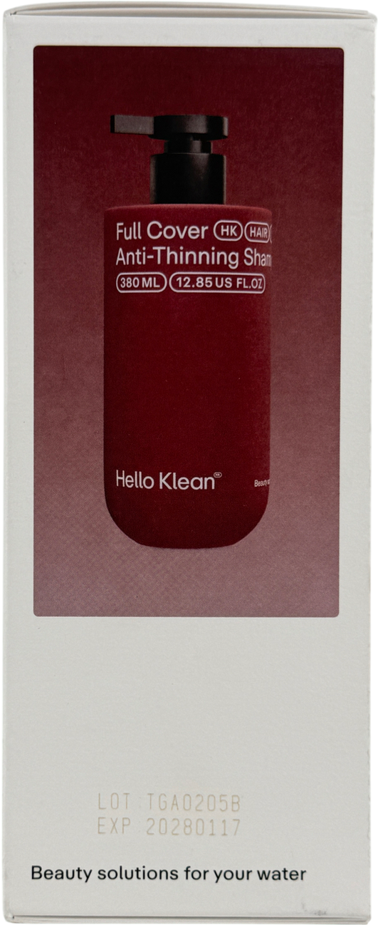 hello klean Full Cover Anti-thinning Hard Water Shampoo 380ml
