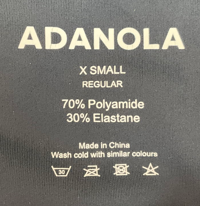 Adanola Grey Ultimate Leggings & Ultimate Tank Bra UK XS