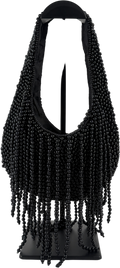 Mirasol Black Beaded Tassel Bag One Size