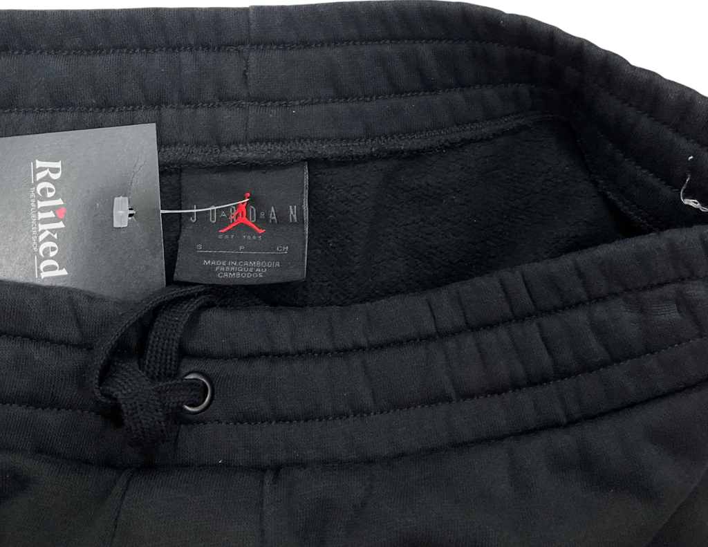 Jordan Black Brooklyn Fleece Joggers UK S