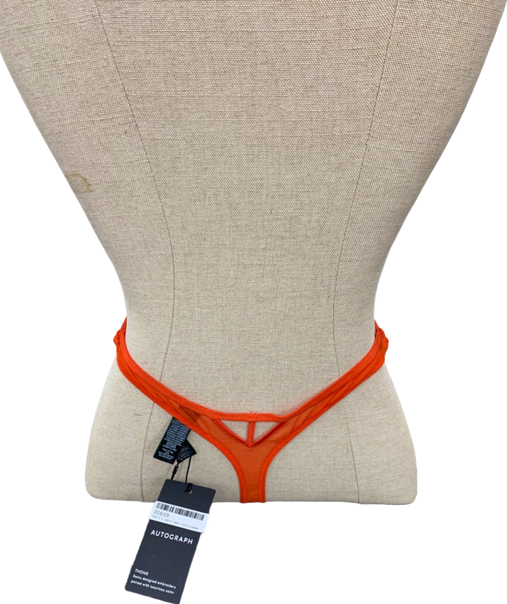Autograph Orange Thong UK 8